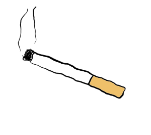 A cigarette.